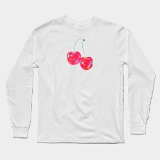 Cherry colorful coquette Long Sleeve T-Shirt